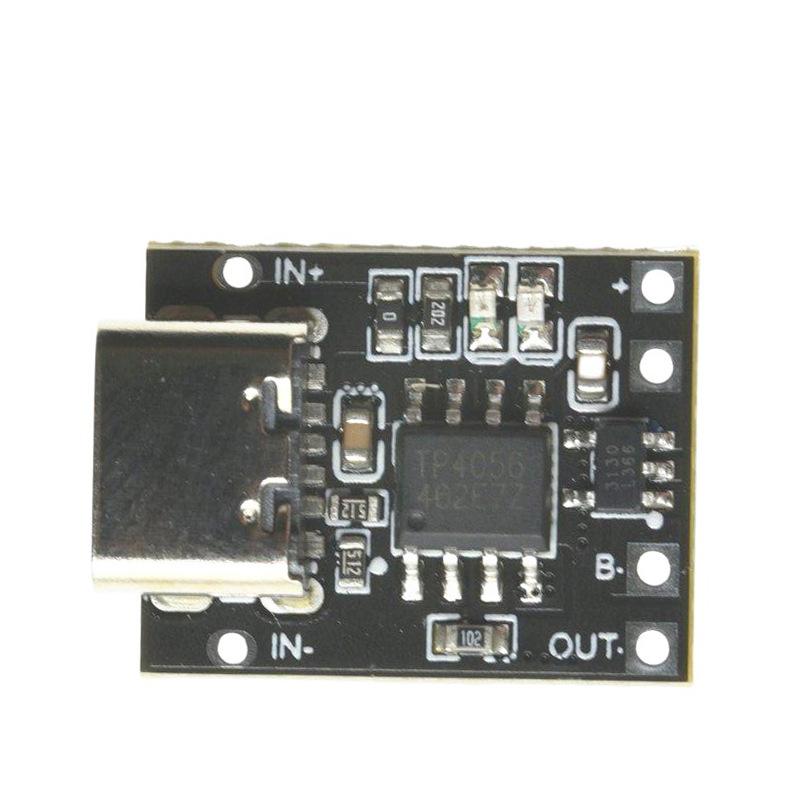 10~100Pcs Small Size 1A 4.2V Charging Module Type C Input 3.7V Ternary Lithium Battery Charger Board Built In Protection Board