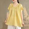 Short Sleeve Oversized Vintage Casual Loose T Shirt Tops Women Summer T-shirt