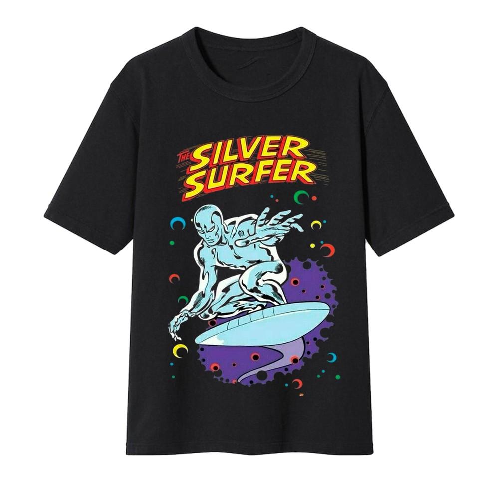 Camiseta The Silver Surfer T-Shirt Size S-5XL Fanmade Unisex T-Shirt XXXXL