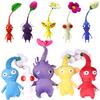 3/5pcs Pikmin Plushie Doll Game Olimar Flower Leaves Bud Chappy Bulborb Soft Stuffed Toy Red Yellow Gift for Kids Fans Birthday