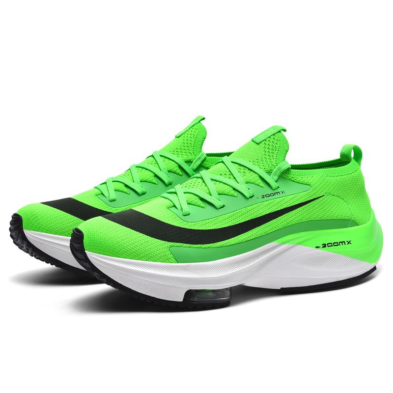 

New actual combat anti-slip wear-resistant casual sports shoes men s air cushion cushioned men s breathable running shoes 39 зелений