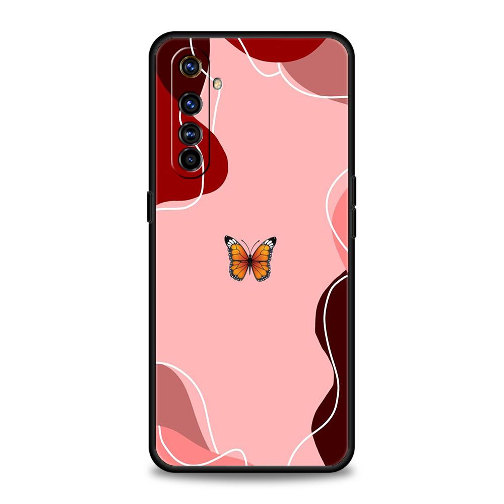 

Butterfly Phoen Case Cover For Realme 8i 9i 9 8 7 6 Pro C25 C21 C11 C3 GT2 Pro Plus 5G Silicon Shockproof Shell Fundas Coque Bag realme 6 pro