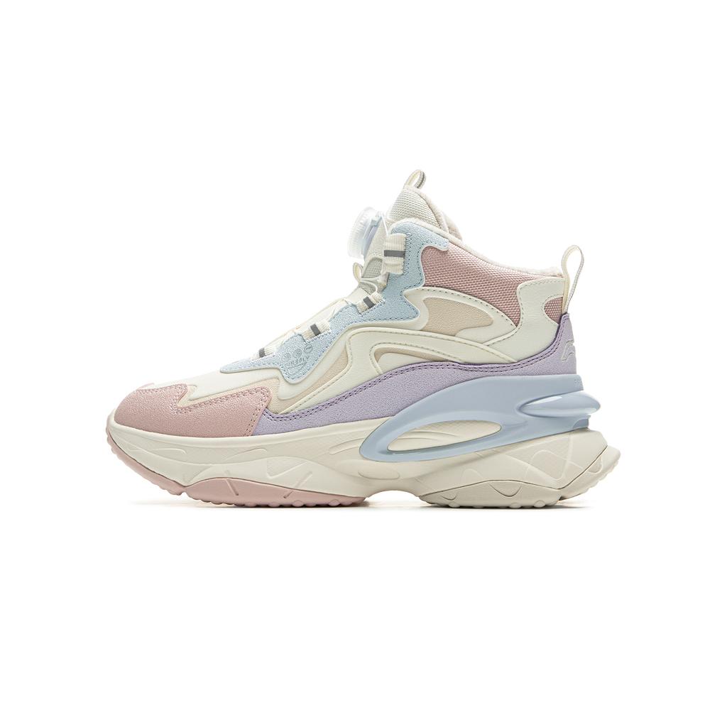 Li Ning Kids Comfortable Versatile Non-Slip Shock Absorbing Wear-Resistant Warm Casual Shoes Kids Casual Shoes YKCU172-24