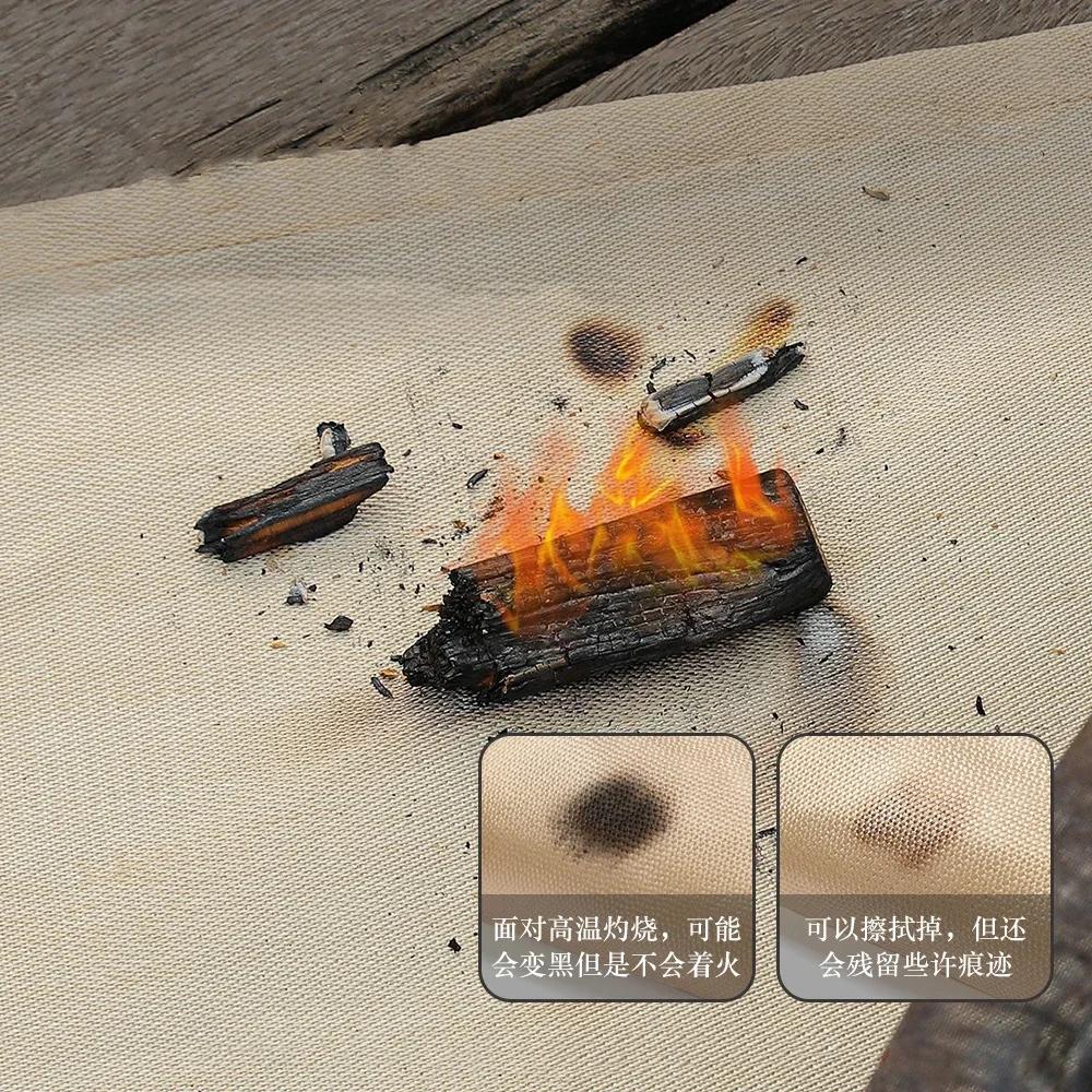 Barbecue Fire Protection Pit Mat Camping Picnic Barbecue Mat High Temperature Ironing Fire Retardant Carpet Outdoor Indoor