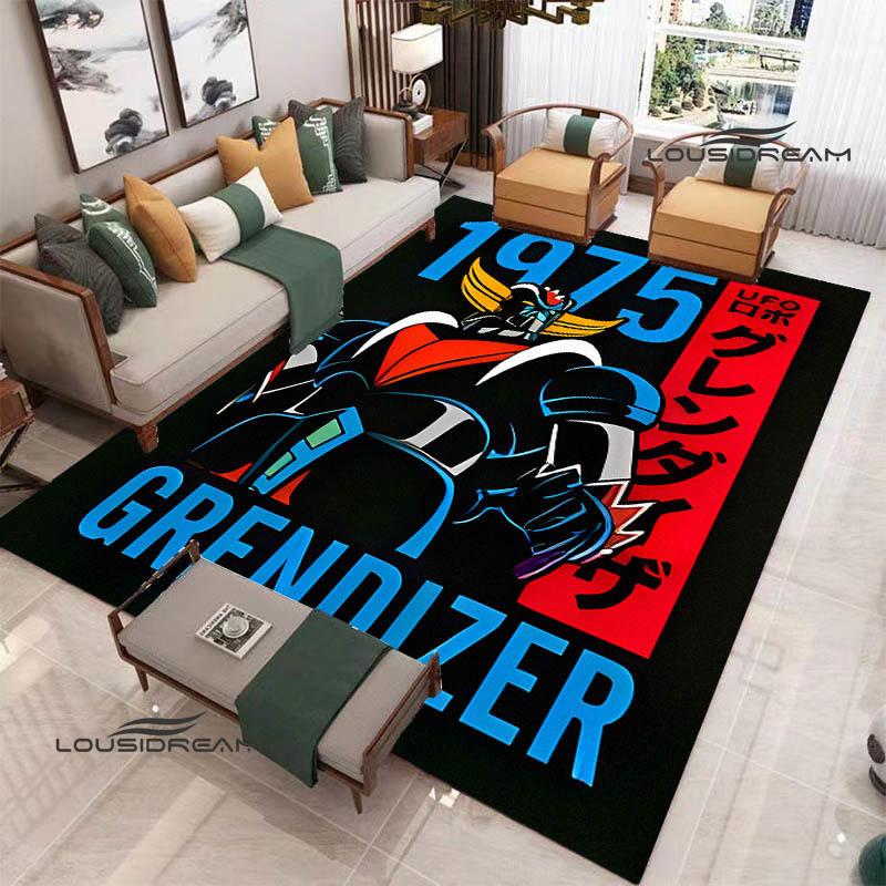 Tapis 3D OVNI ROBO GRENDIZER GOLDORAK Tapis antidérapant Tapis d'extérieur Tapis de zone Tapis de décoration pour la maison la chambre à coucher Tapis pour chambre à coucher Cadeau d'anniversaire