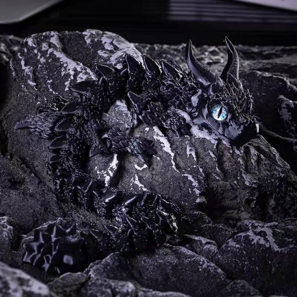 Chinese Dragon 3D Printed Dragon 3D Articulated Dragon Toys  Landscaping Decoration