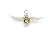 Harry Potter sterling silver Golden snitch clip on charm