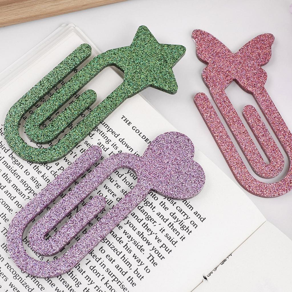 Earrings Molds Resin Craft Moulds Paper Clip Shape Pendant Molds Unique Keychain Molds Jewelry Making Accessories