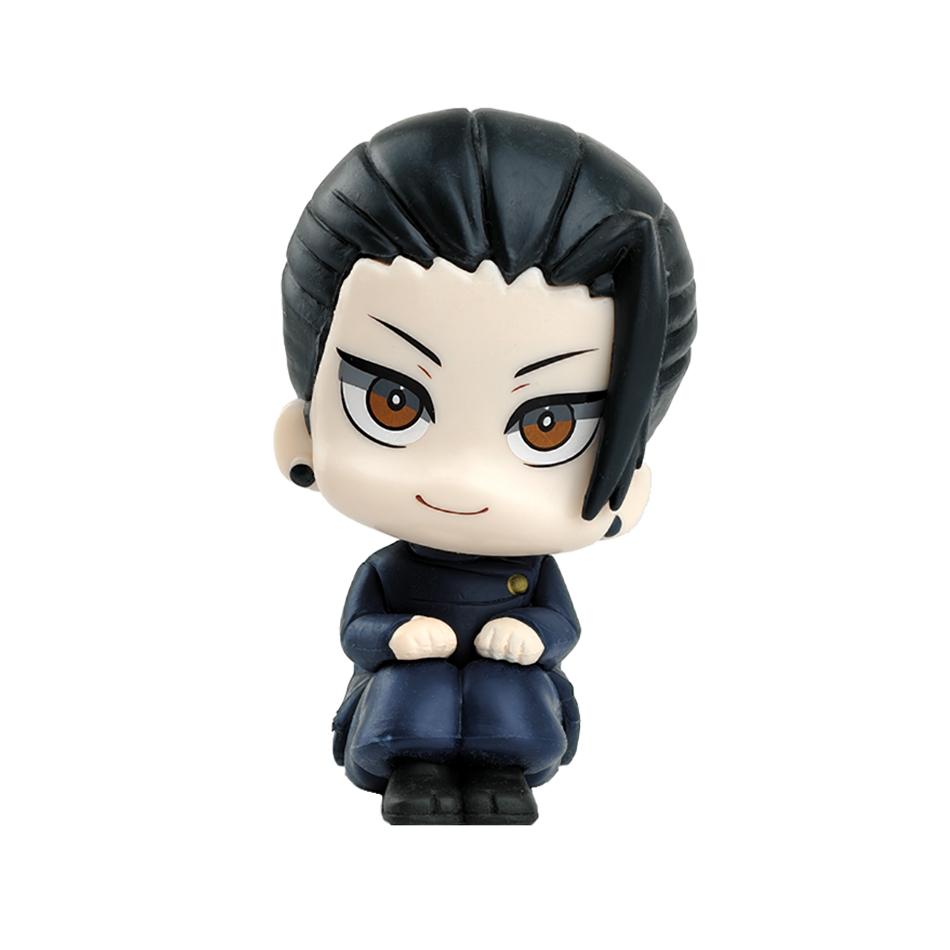 Anime Cute Fushiguro Toji Jujutsu Kaisen Figure Gojo Satoru Action Figure Q Version Doll Geto Suguru Statue 10Cm Pvc Model Toys