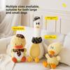 Dog Toy for Teeth Grinding and Cleaning, Self-amusement and Stress Relief Device, Small Yellow Duck Chewable and Vocal Toy, Pet Plush Toy
