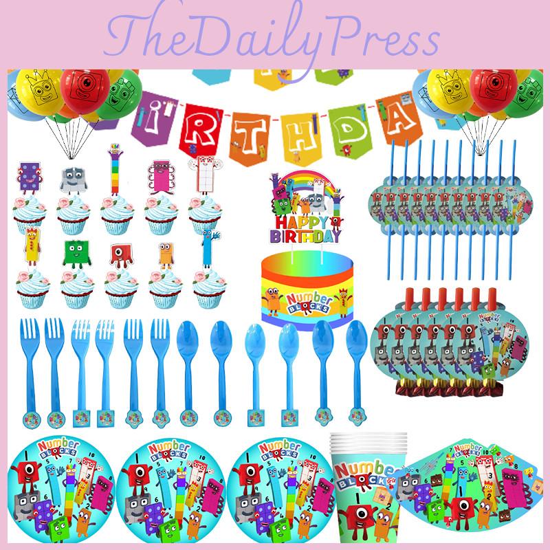 Numberblocks Themen Hochzeitsfeier Dekorationszubehör Hochwertige Latexballons