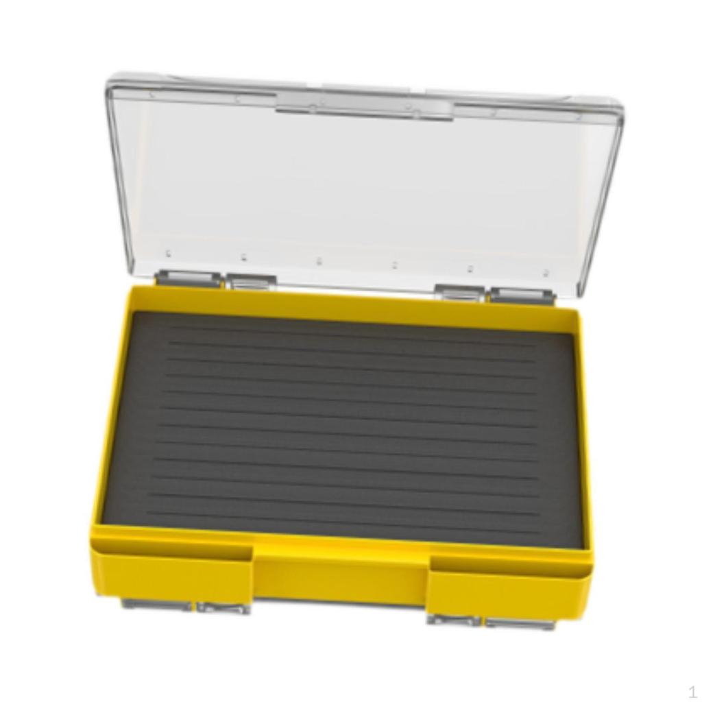 Double Memory Foam Side Multifunction Protection Tackleboxes Fishing Box Lure Tray for Baits Fly