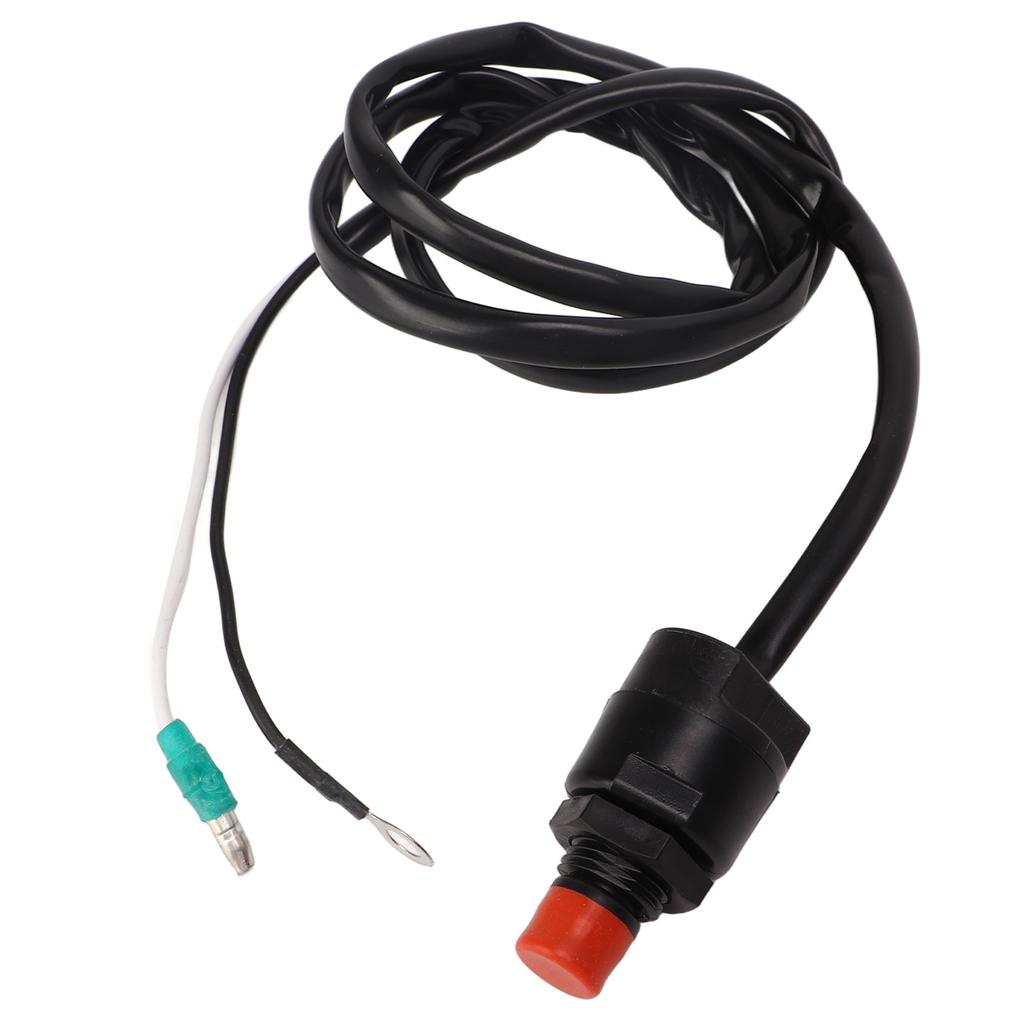 Outboard Engine Stop Switch Universal Flameout Motor Emergency Cut Off Compact Part 95cm