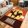 Sunset Cowboy Rug Floor Mat for Living Room or Bedroom Soft and Comfortable Carpet a Gift for Birthday and Holiday.ZFF0913396