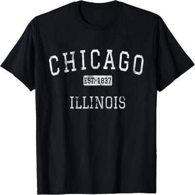 Camiseta Vintage de Chicago Illinois IL