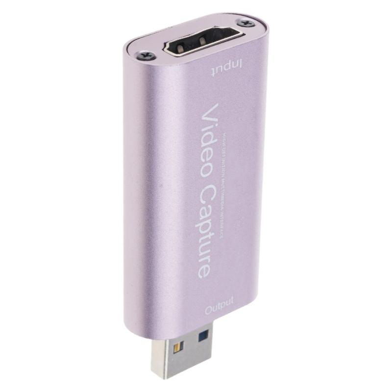 4K USB 3.0 HDMII-compatible Video Capture Card Phone Game Webcast Course Study Video Recording Board 1080P 60FPS PC