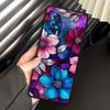 Butterfly flower pattern Phone Case For Xiaomi Redmi 12 13C 12C 13 10C 9T A2 9A 9C 7A Note 10S 8T 10 9 8 Pro 4G 5G Black