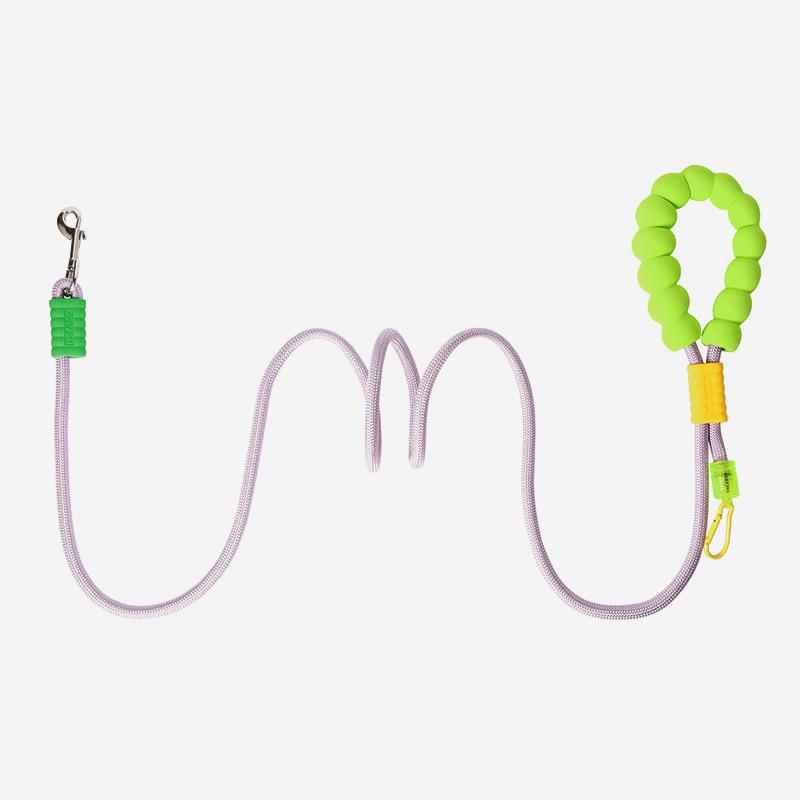 

Dog Leash Multi Functional Pet Leashes with Padded Handle for Dogs Nylon Anti-slip Traction Rope for Pet Walking 185x1cm фіолетовий