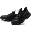 Air cushion Protective Shoes Men Rotating button Fashion Safety shoes Puncture-Proof Indestructible Work Boots Steel toe shoes