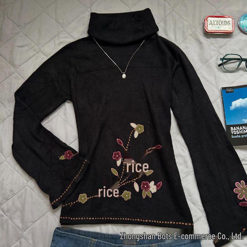 Trendy Striped V-Neck Hooded Pullover Sweater