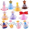 First Birthday Baby Party Hats & Glasses Set - Festive Cake Decoration & Theme Props