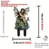 Fairy Garden Stake Decor Elf Decoration,Outdoor Accessories Acrylic 2D