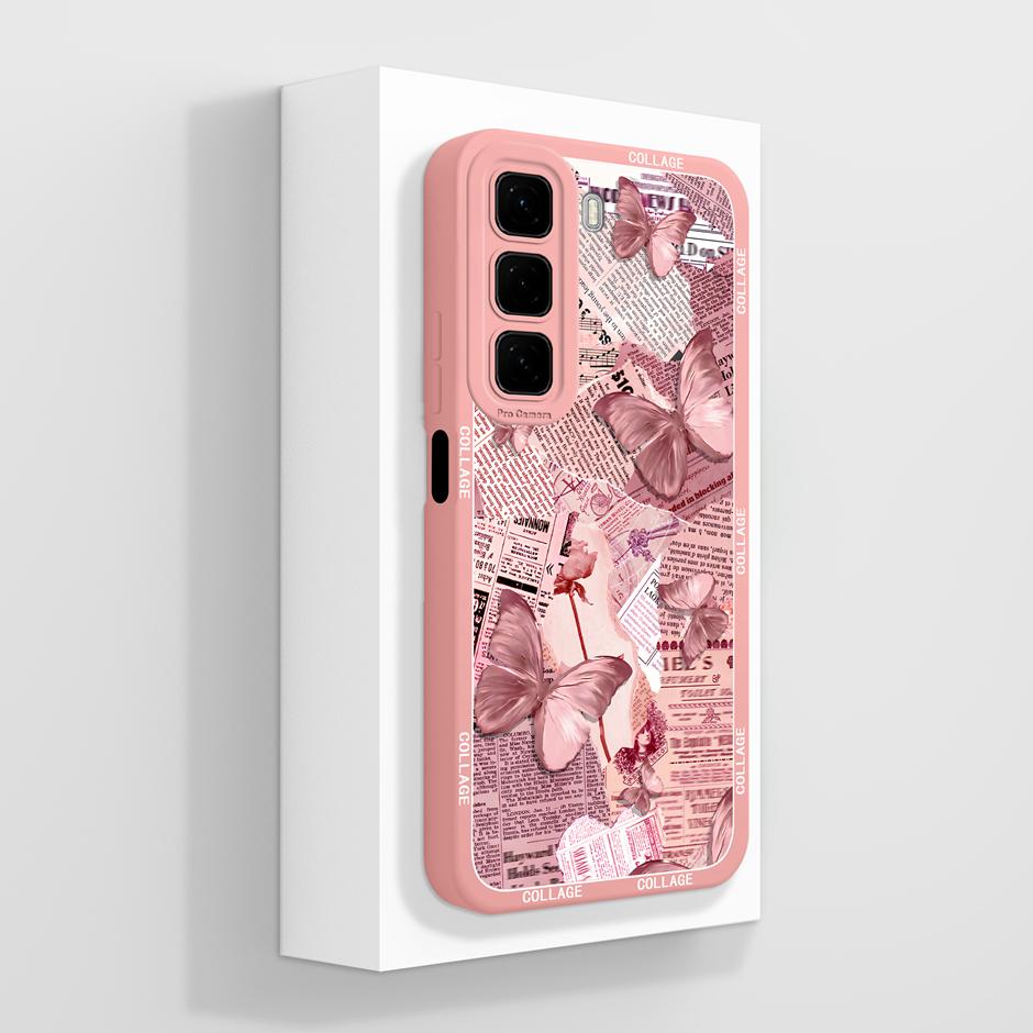 For Infinix Hot50 50i 50Pro 50Pro+ Case Lovely Cat Panda Fall Prevention Unique Phone Cover For Infinix Hot 50 Pro Plus 50i Capa
