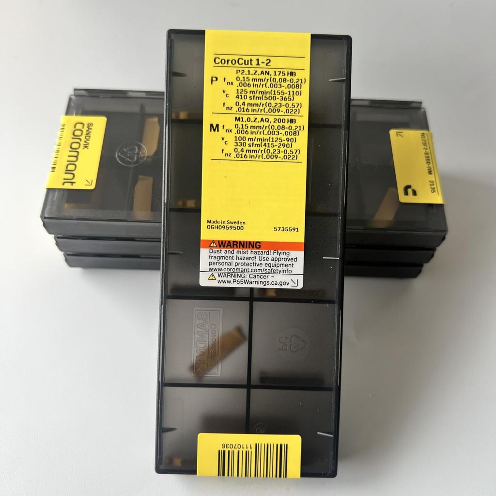 SANDVIK / N123F2-0300-RM 2135 / Original Swedish hard alloy blade 10 Pcs