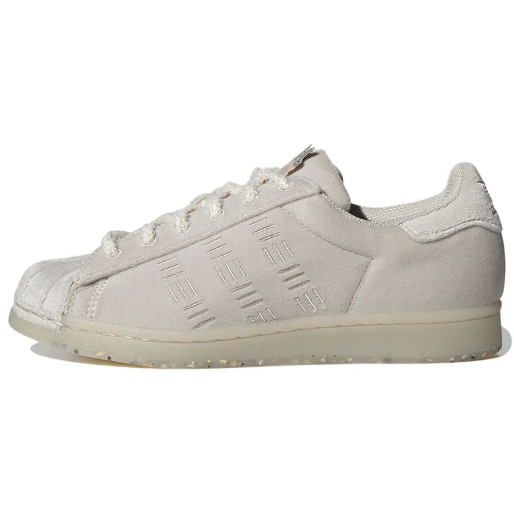 Adidas Originals Superstar Suede Low-Top Sneakers Women Sneakers Gray White HQ8423