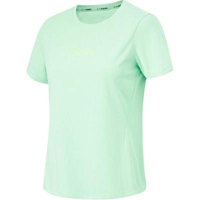Comfortable Casual Breathable Simple Short Sleeve T-Shirt Women Tops Cool-Green ATSU570-4