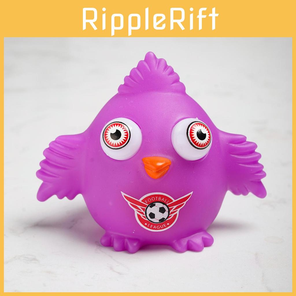 Animal Purple Bird Shaped Stress Toy Sensory Play Parent Children Gift Bonding