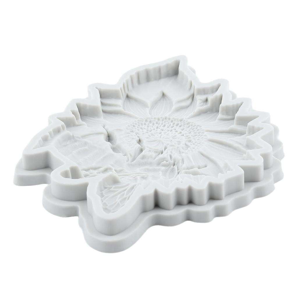 Bee Silicone Mold Sunflower Fondant Molds Cake Decorating Tools Cupcake Topper Candy Sugar Craft Gum Paste Polymer Clay