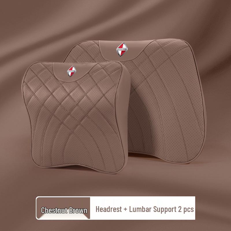 Compatible Neck and Lumbar Support Cushion for Borgward BX7/BX5/BX3/BX6/BXi7/BXi5 Car Seats