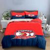 Sydney Roosters Logo Bedding Design Print Bedding Set Duvet Cover Pillowcases (1* Duvet Cover 2* Pillowcases Do Not Include Comforter)