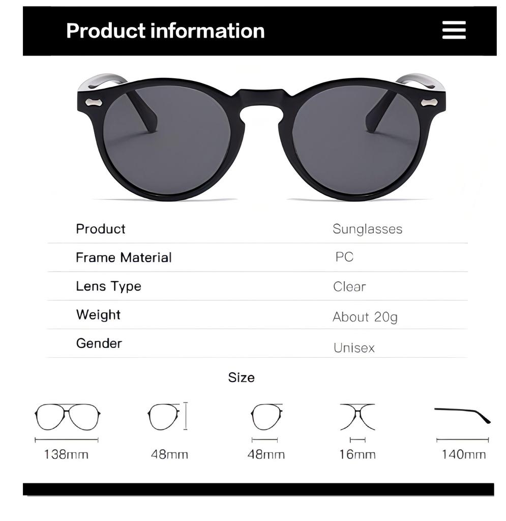Polarized UV400 Retro Suitable for and Sports [REONAS] Boston-style Sunglasses, Protection, Ultra-lightweight, Style, Unisex, Driving, Fishing,
