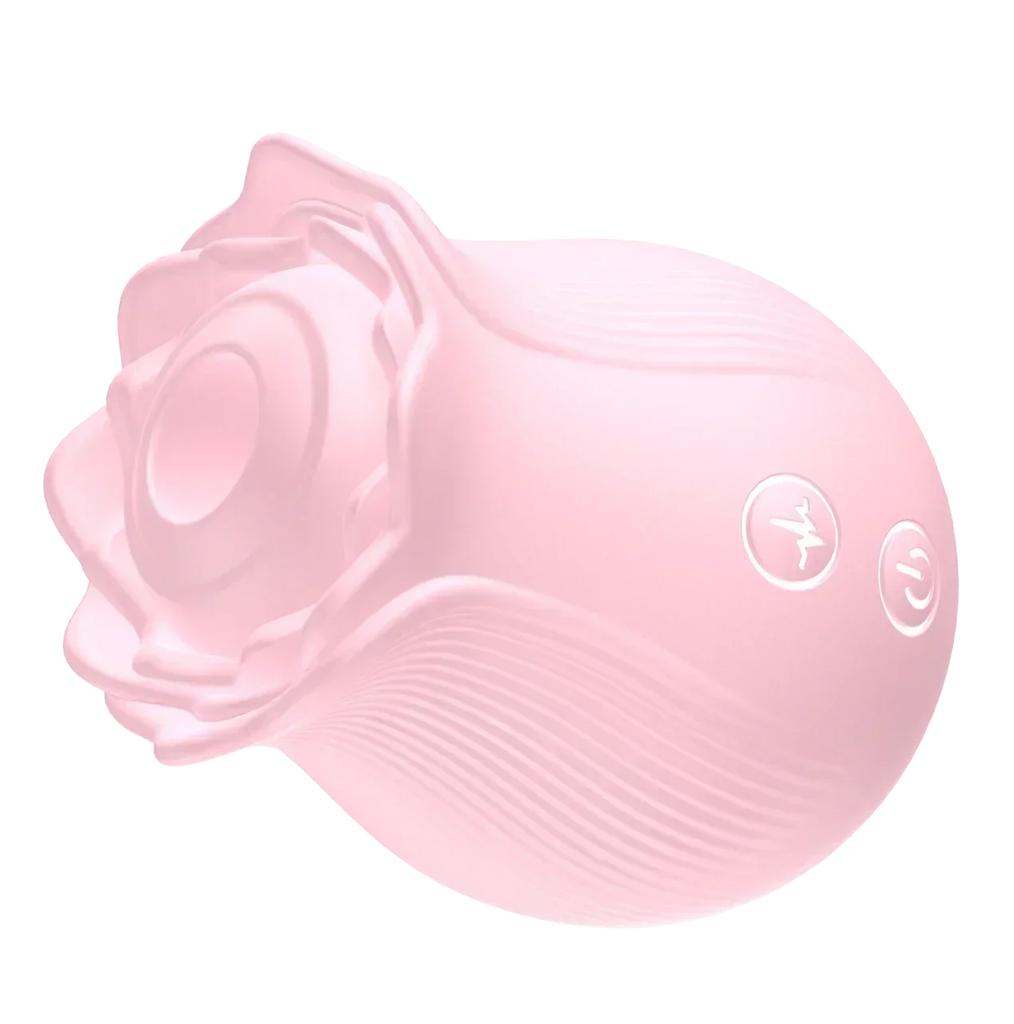 Sex Rose Shape Vagina Sucking Vibrator Intimate Good Nipple Sucker Oral Licking Clitoris Stimulation Powerful Sex Toys for Women