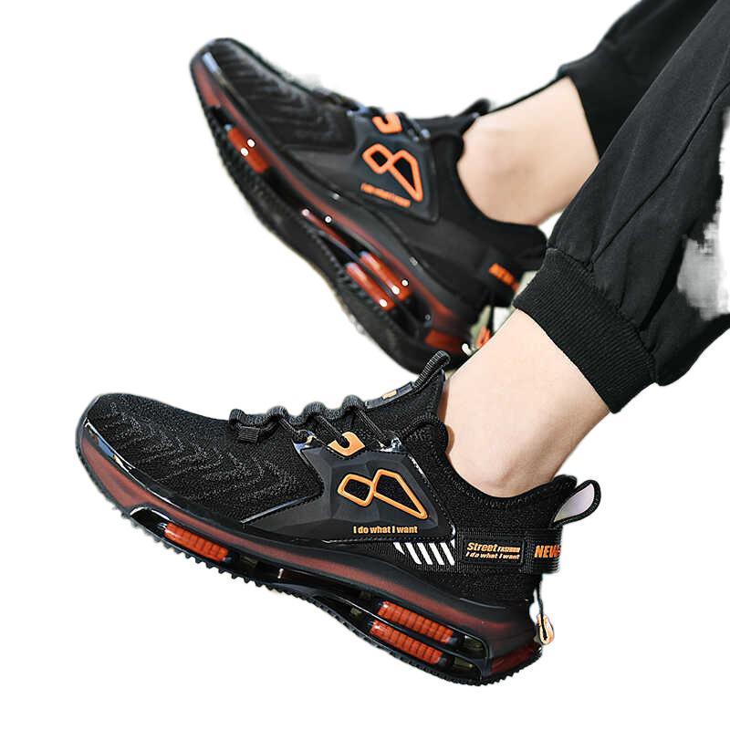 Large size new autumn running shoes breathable fly-woven mesh sports and leisure shoes blade shoes