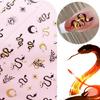 1 Sheet Fashion Nail Art Decals for Chinese New Year Manicure Decors with Cartoon Snake PatternsNail Salon Accessories