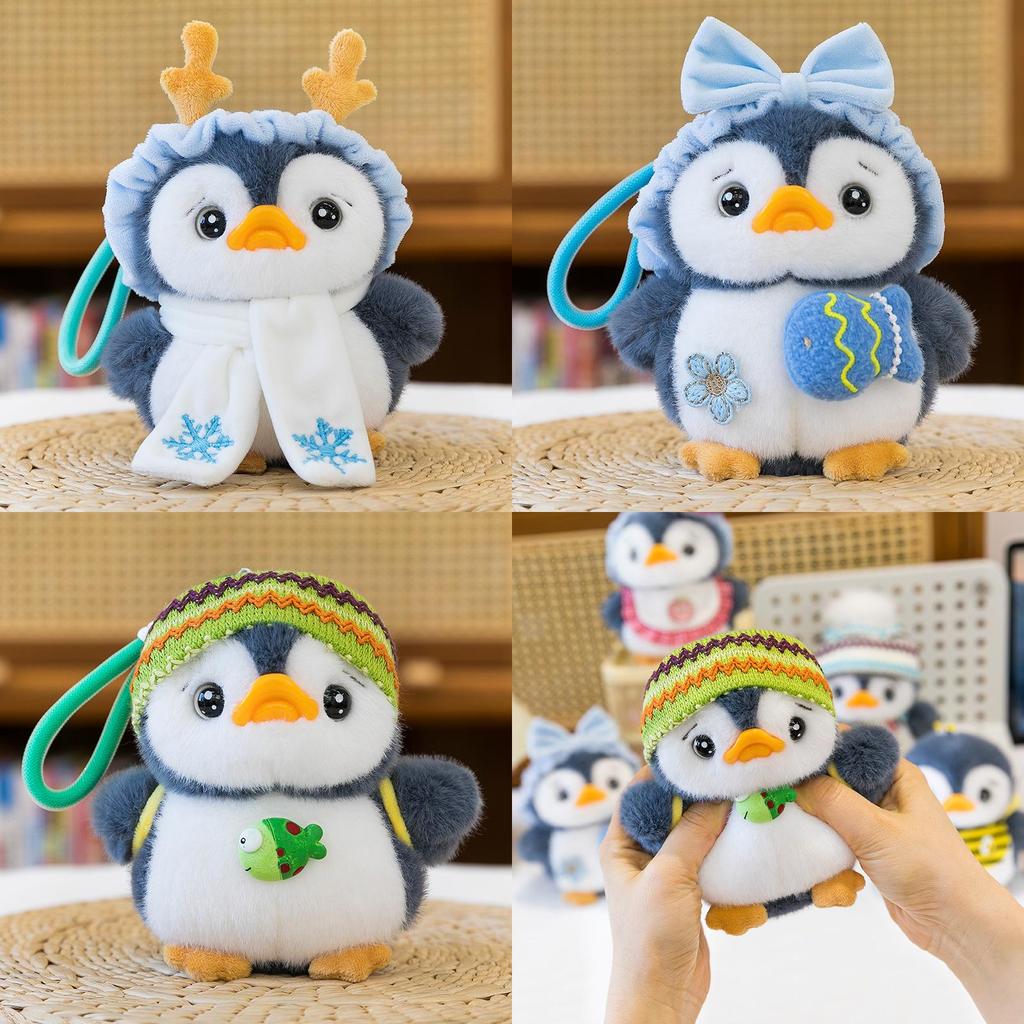 Plush Penguin Doll With Soft Short Pile Fabric For Kids Baby Gift And Room Decor