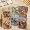 Langzaam Tempo Parijs Transparant Waterdicht Retro Stickers: Creatieve INS Stijl Journal Decoratie
