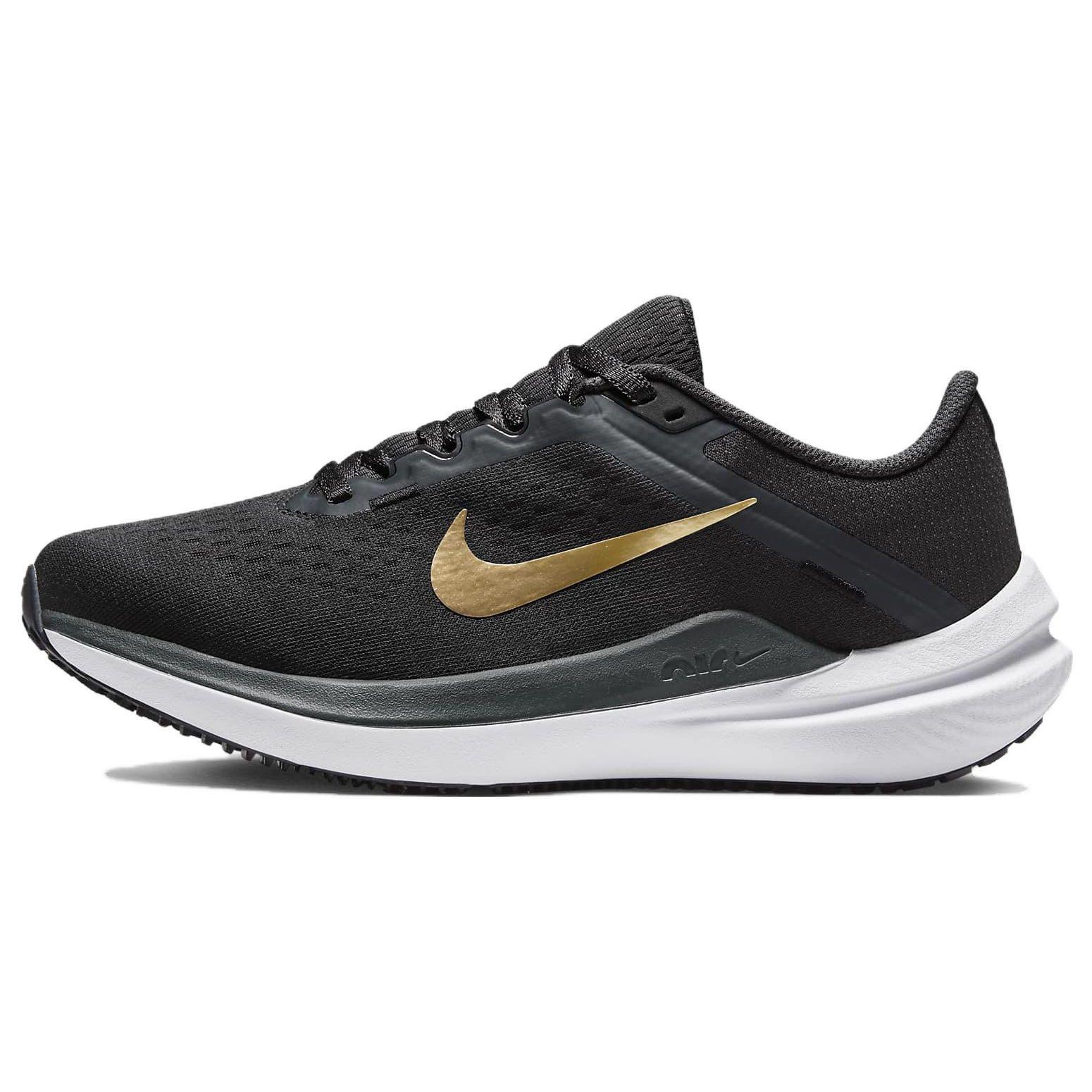 

Nike Air Winflo 10 Women Anthracite Black White Metallic Gold DV4023-005 EU 37.5