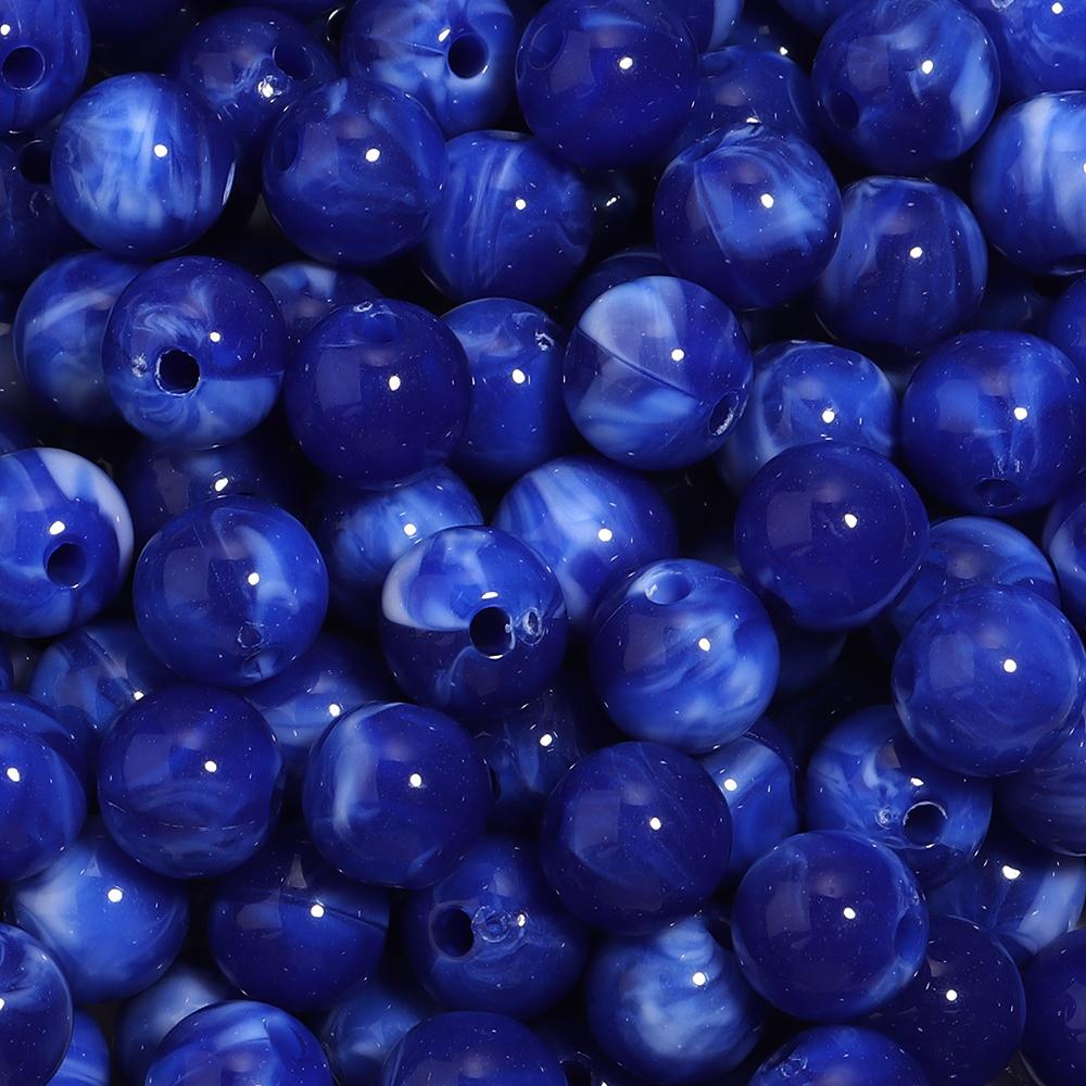 100pcs/lot 10mm Round Double Colors Acrylic Beads Loose Spacer Beads For Jewelry Making Diy Bracelet Necklace Charms Accessories