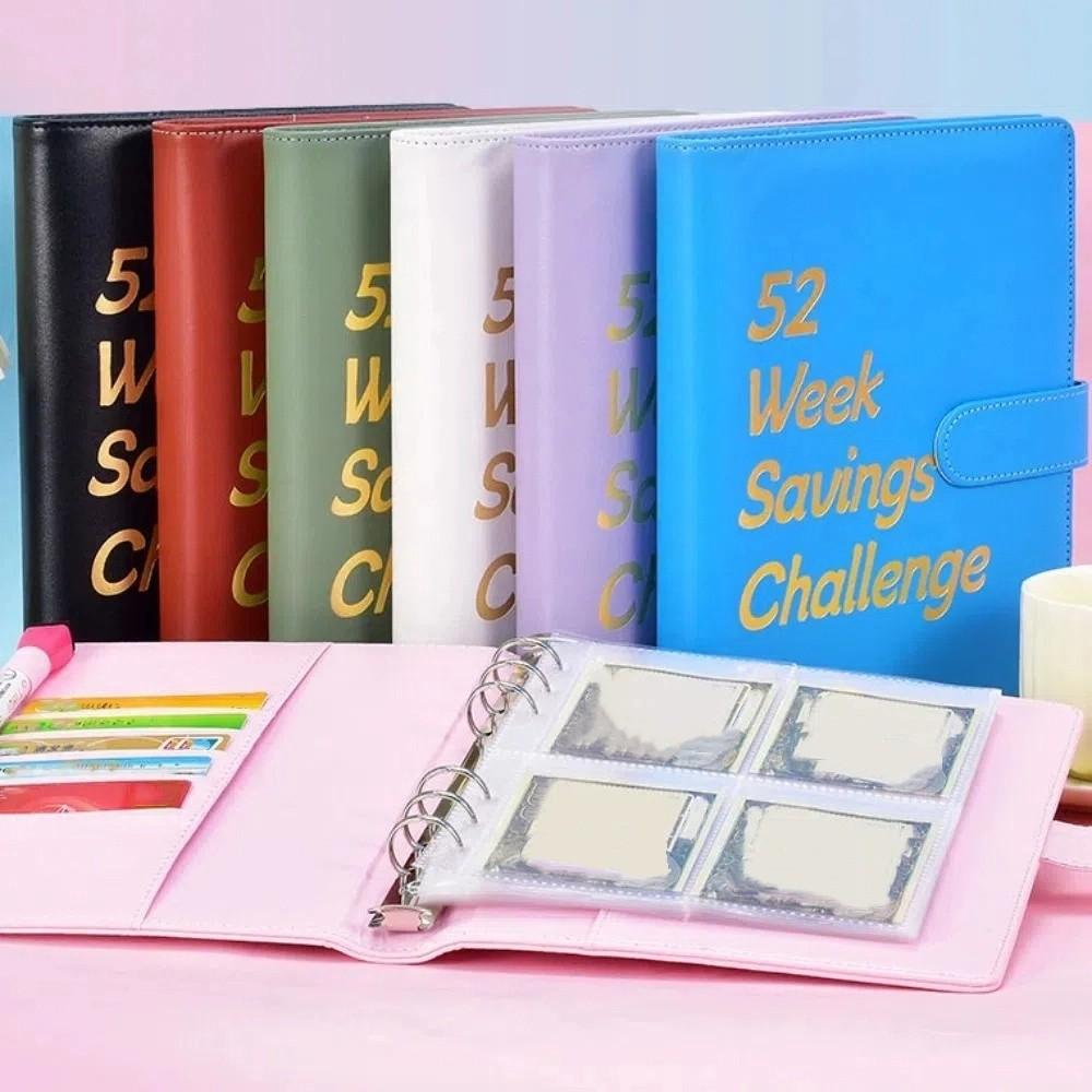Waterproof Money Saving Challenge Loose Leaf Savings Challenge Book  Cash Envelopes