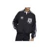 adidas Originals Trefoil Logo Letter Print Single-Breasted Hooded Long Sleeve Baseball Jacket Men Jackets Black GD2093