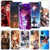 Anime Sword Art Online SAO Phone Case For Samsung Galaxy A52 A32 A22 A12 A02S A50S A30S A51 A31 AA71 Note 20 Ultra 10 S10 Plus G