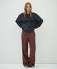 Obeodyupeulleeo Semi Wide Leather Pants_Red