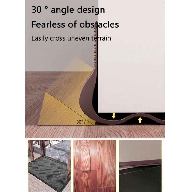 Door Seal Strips Easy to Install Door Bottom Seal Door Soundproofing Strips Suitable for Soundproofing & Weatherproofing