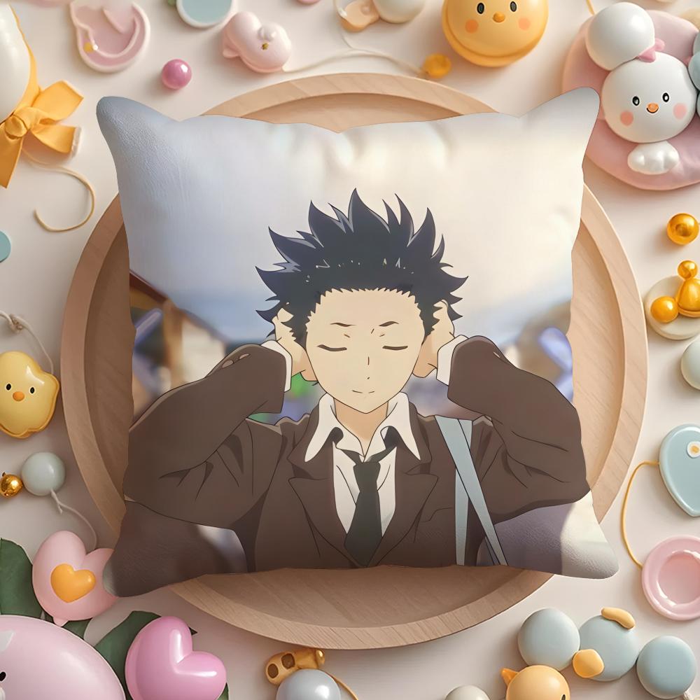 K-koe no K-KatachiS Cushion Cover Home & Car Multi-Scene Pillow Cover - Reversible, Soft & Durable for Daily Use