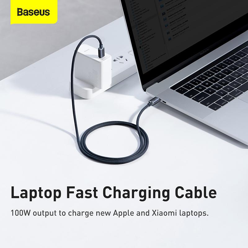 Baseus 100W C To C Type C Cable For iPhone15 16 USB C PD Fast Charging Charger Wire Cord For Macbook Samsung Xiaomi Type C Cable