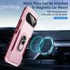 For Google Pixel 10 Pro XL Case Military Grade Ring Kickstand PC + TPU Phone Cover